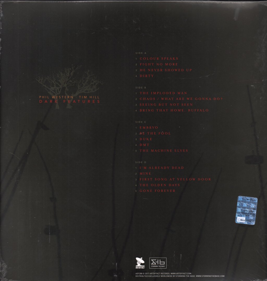 Phil Western and tim hill - Dark Features - Double Lp