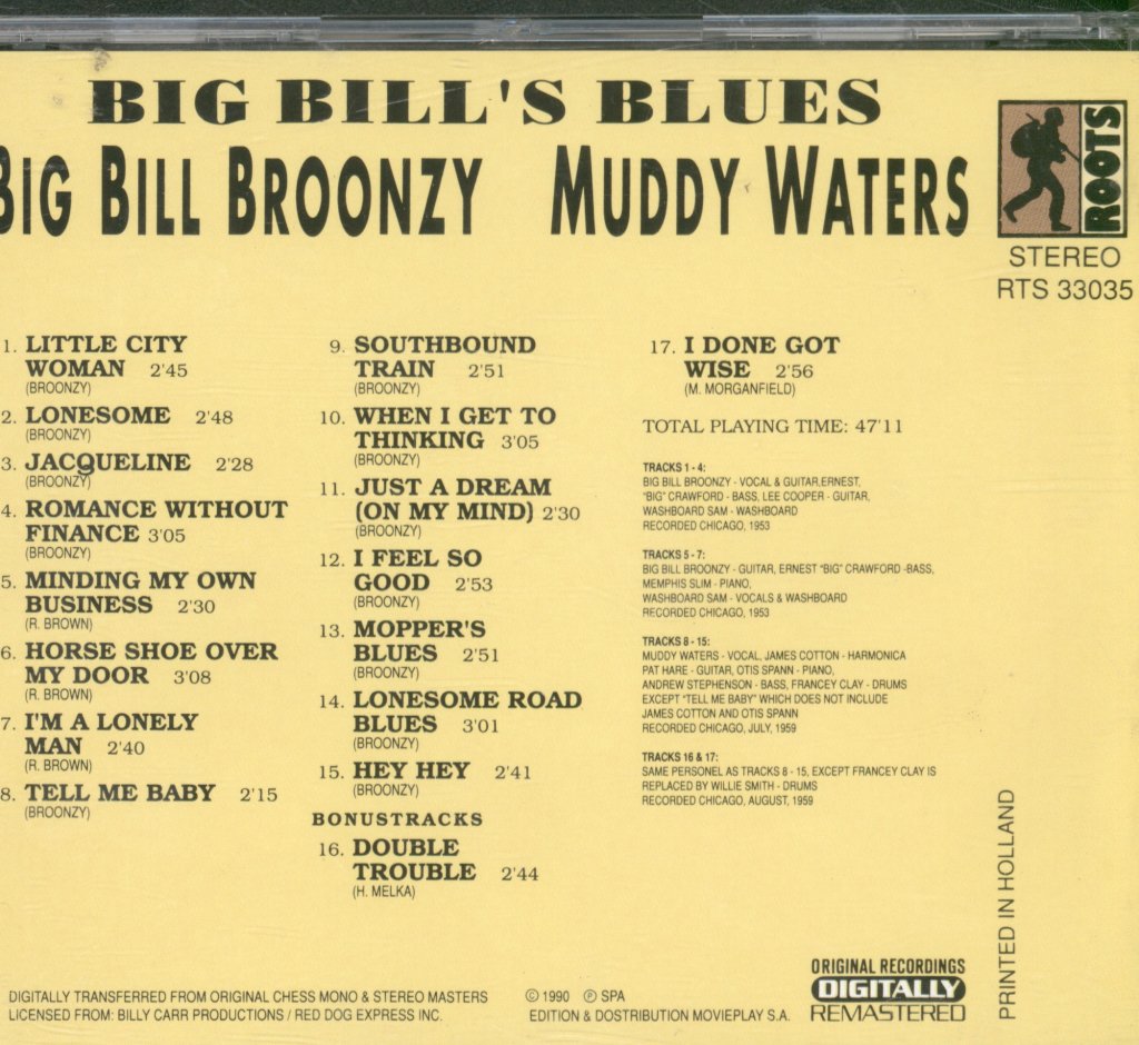 Big Bill Broonzy, Muddy Waters - Big Bill's Blues - Cd