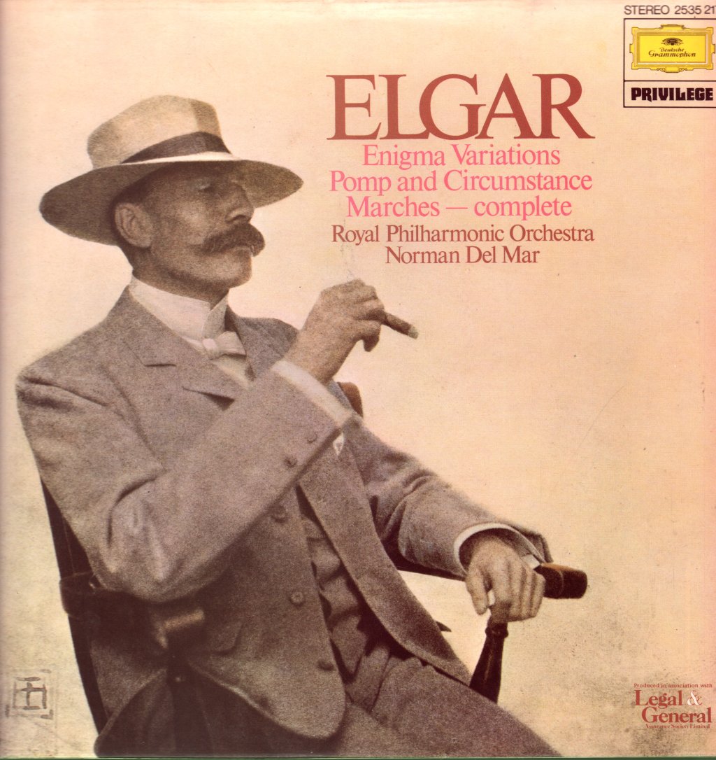 Royal Philharmonic Orchestra / Norman Del Mar - Elgar - Enigma Variations / Pomp And Circumstance - Lp