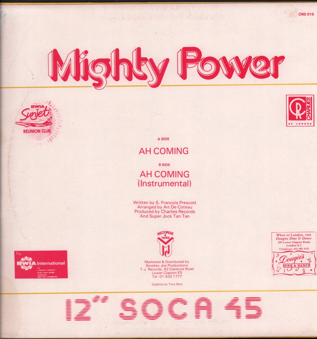Mighty Power - Ah Coming - 12 Inch
