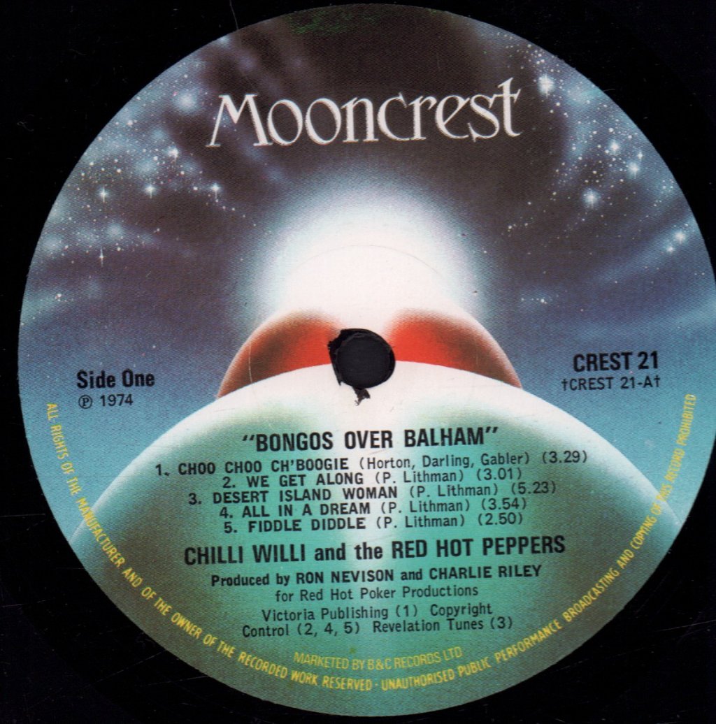 Chilli Willi And The Red Hot Peppers - Bongos Over Balham - Lp