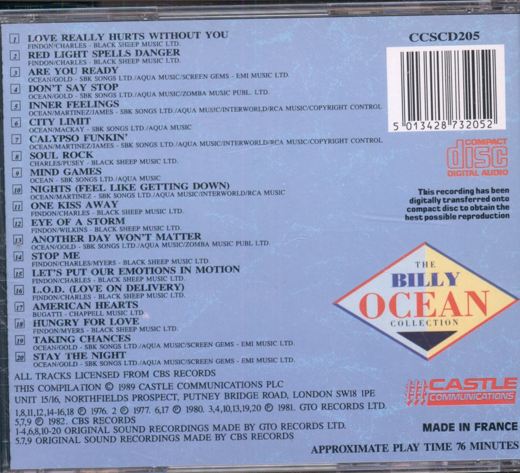 Billy Ocean - Billy Ocean Collection - Cd