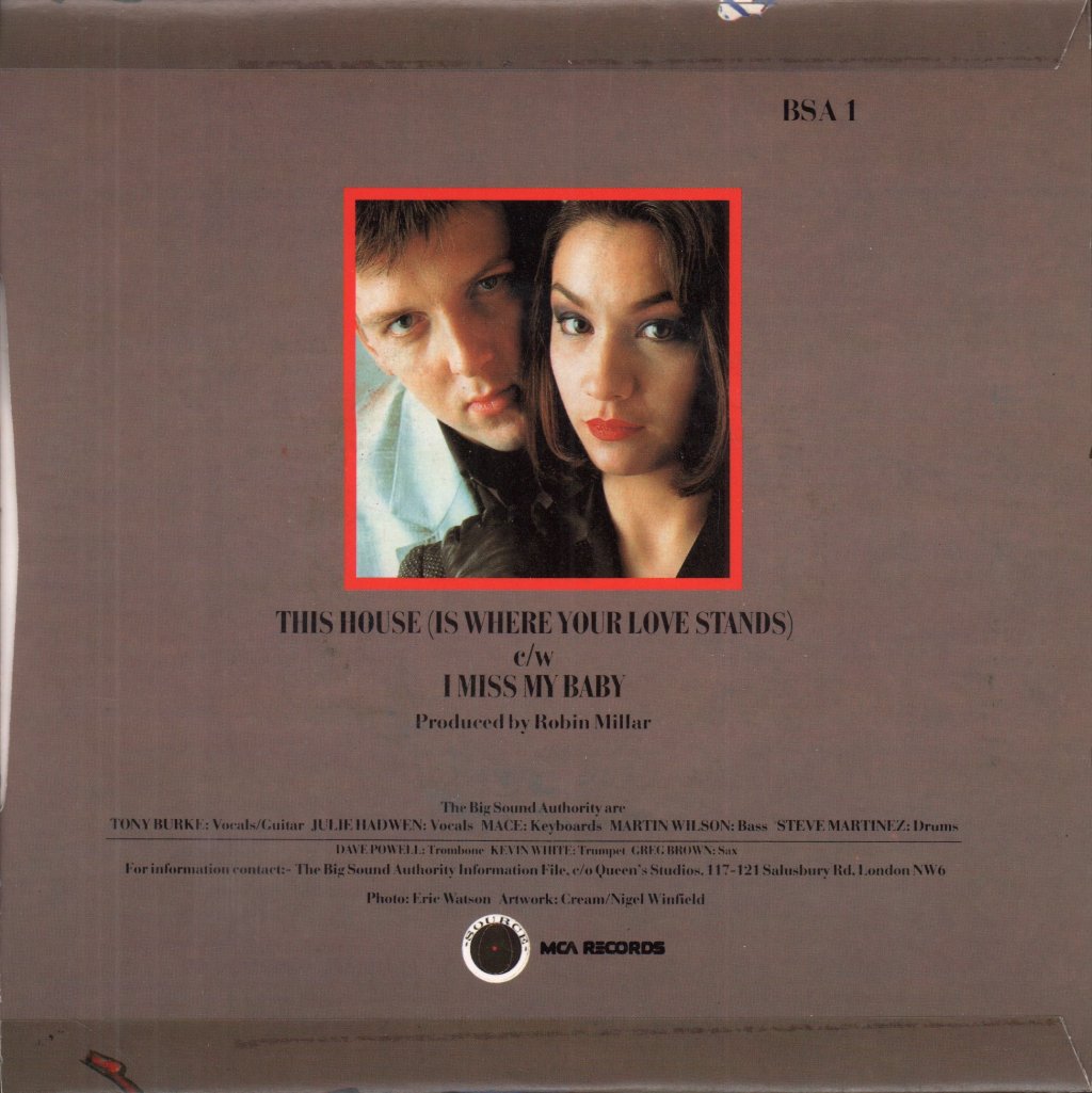 Big Sound Authority - This House - 7 Inch