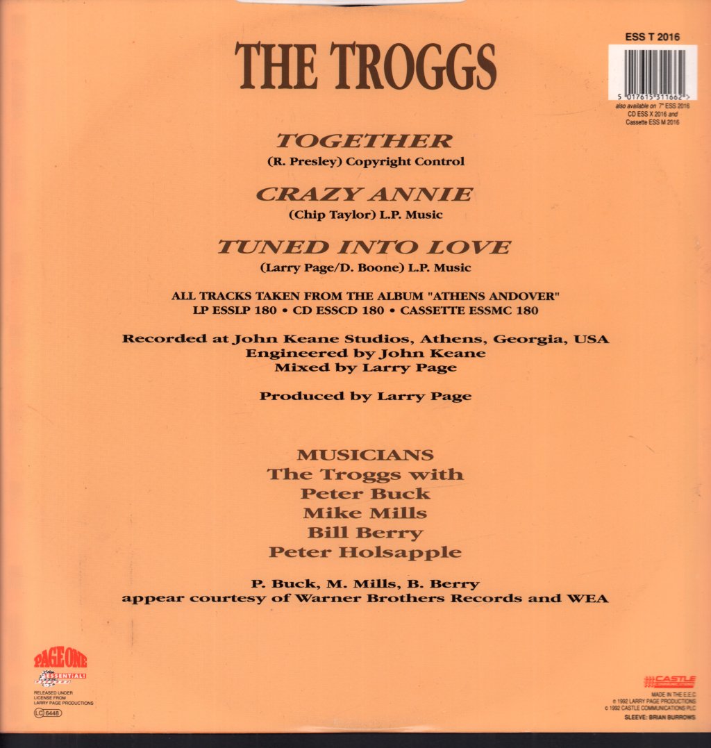 Troggs - Together - 12 Inch