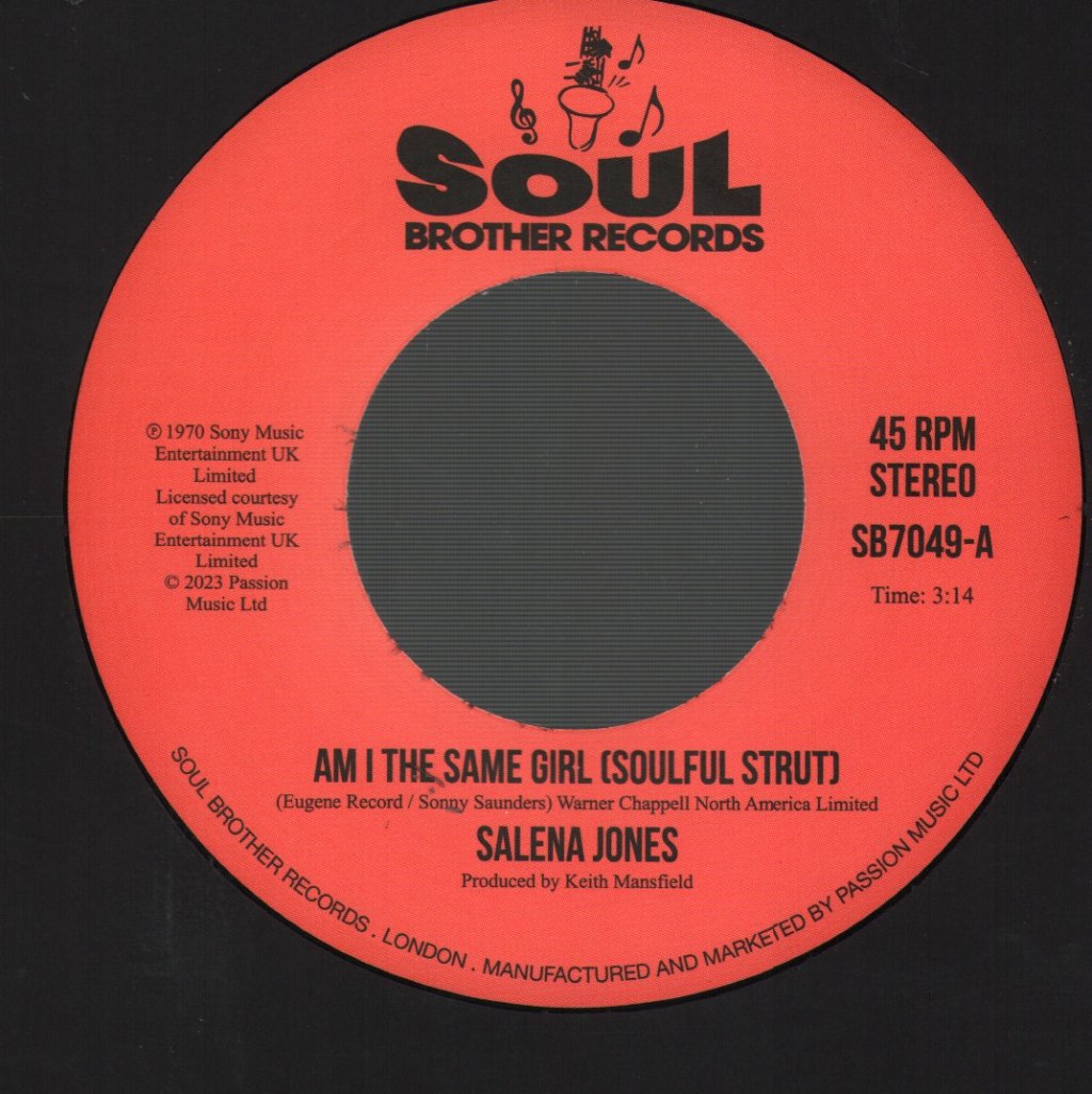Salena Jones - Am I the Same Girl - 7 Inch