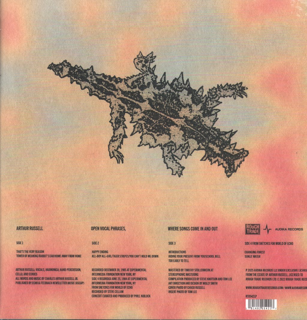 Arthur Russell - Sketches For World Of Echo & Open Vocal Phrases... - Double Lp