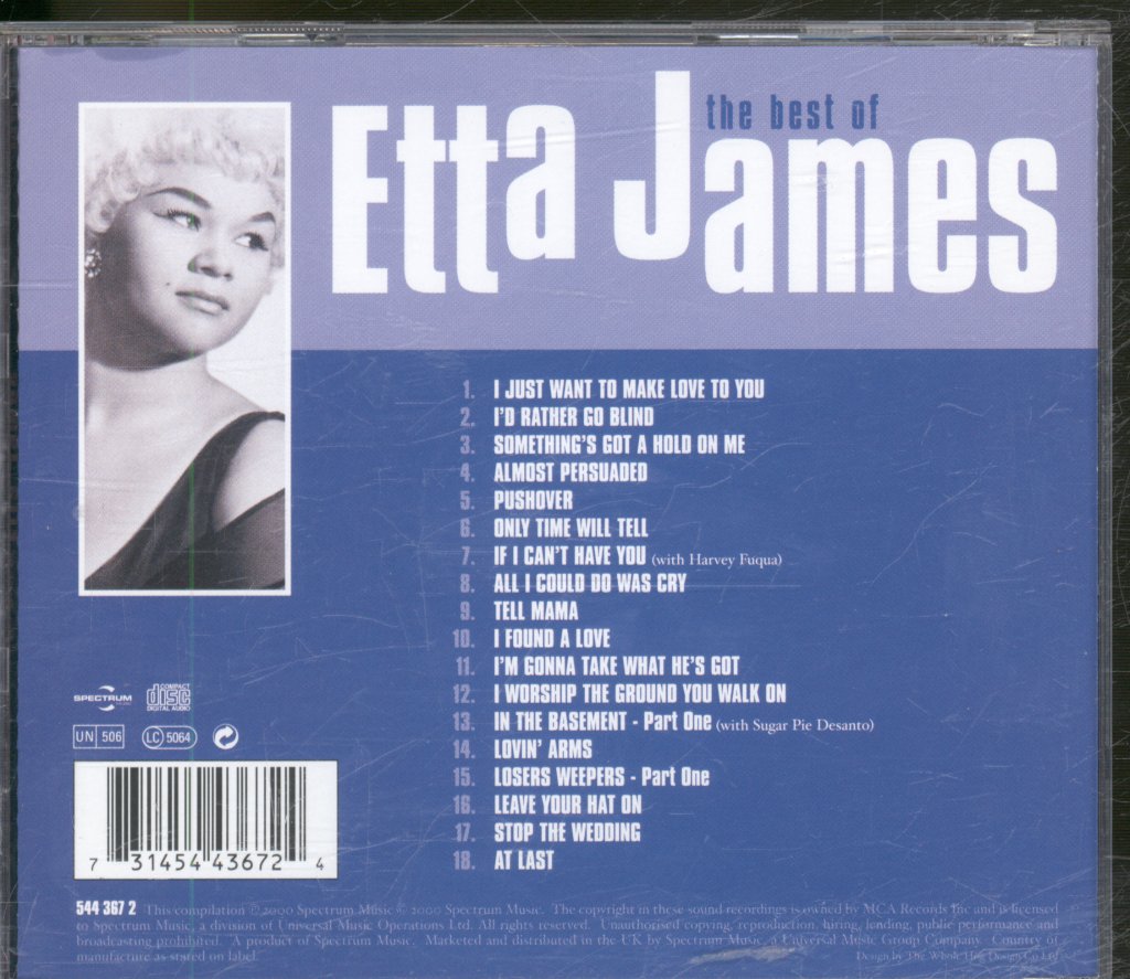 Etta James - Best Of - Cd