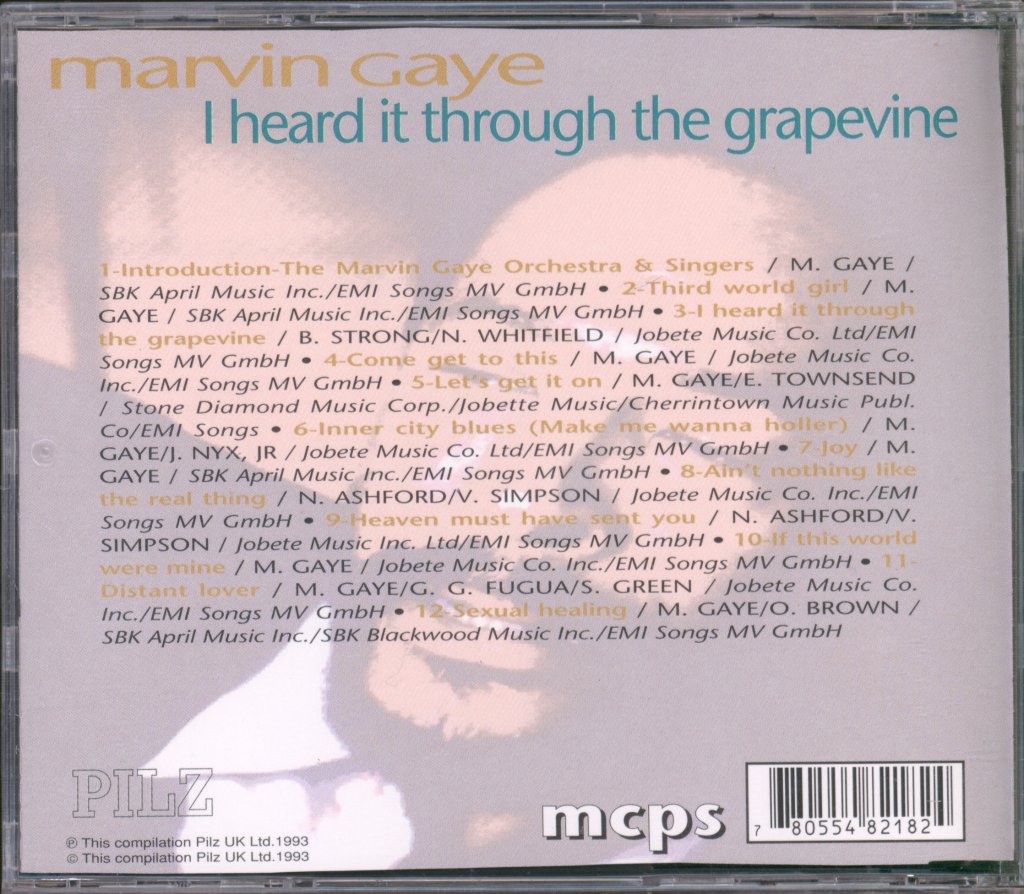 Marvin Gaye - I Heard It Through The Grapevine - Cd