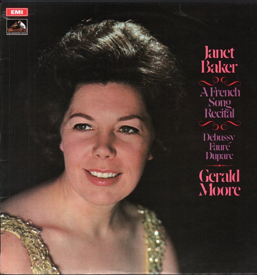 Janet Baker / Gerald Moore - A French Song Recital - Debussy / Fauré / Duparc - Lp