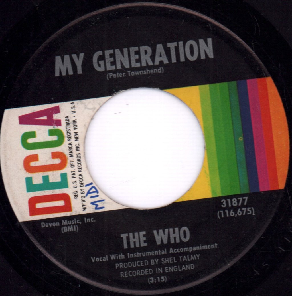 Who - My Generation - 7 Inch