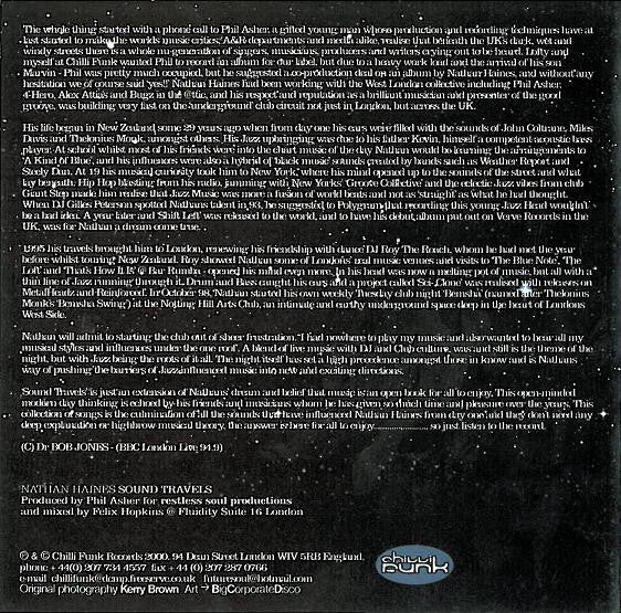 Nathan Haines - Sound Travels (A Restless Soul Production) - Cd