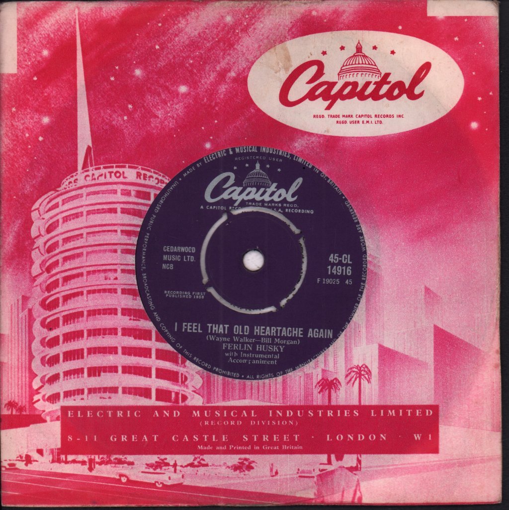 Ferlin Husky - I Feel That Old Heartache Again - 7 Inch