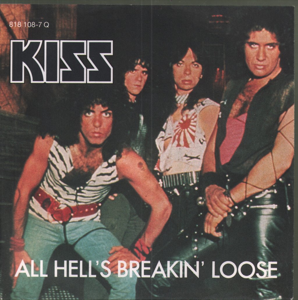 Kiss - All Hell's Breakin' Loose - 7 Inch