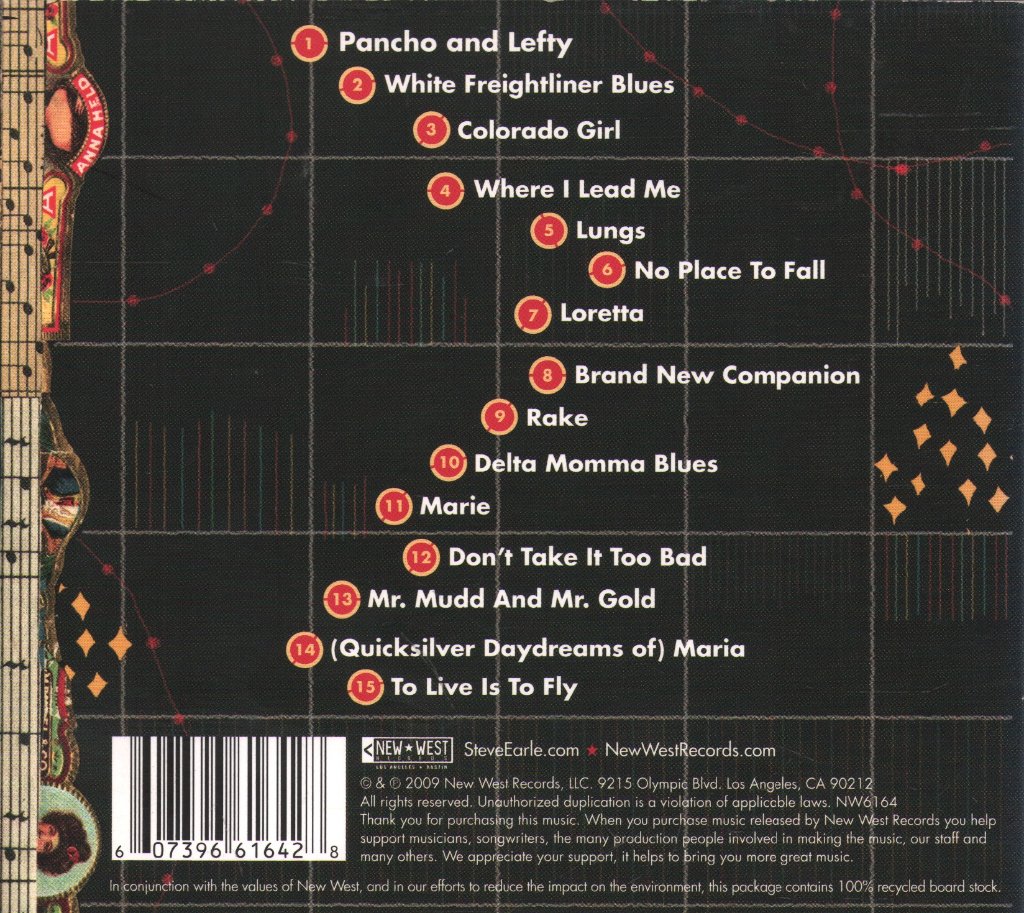 Steve Earle - Townes - Cd