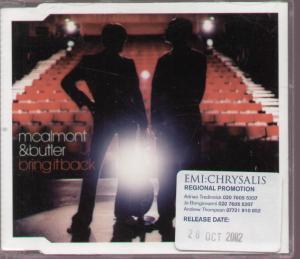 Mcalmont And Butler - Bring It Back - Cd