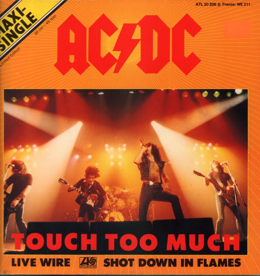 AC/DC - Touch Too Much - 12 Inch