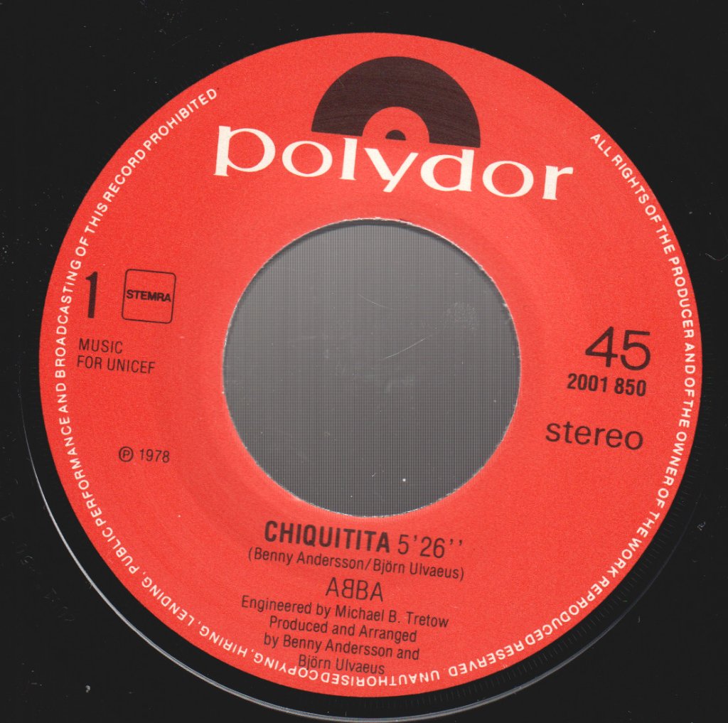 ABBA - Chiquitita - 7 Inch