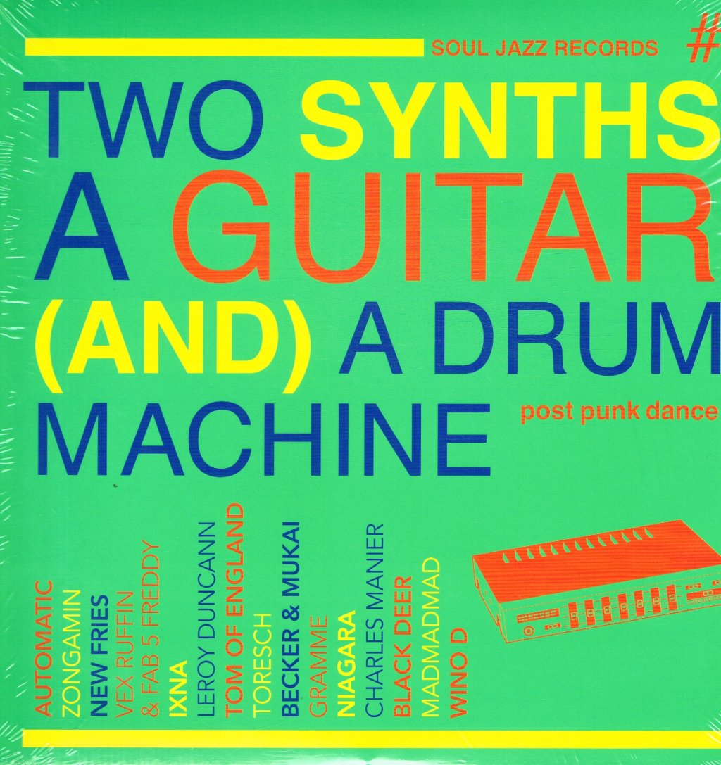 Various Artists - Two Synths A Guitar (And) A Drum Machine #1 - Double Lp
