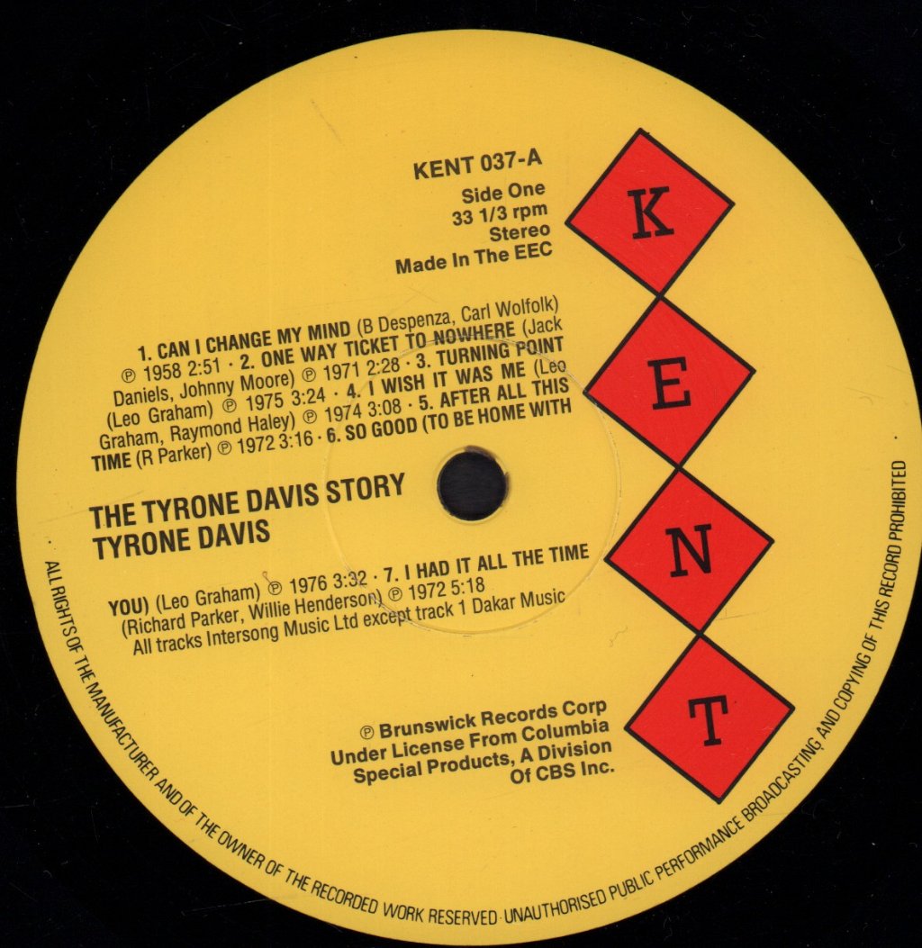 Tyrone Davis - Story - Lp