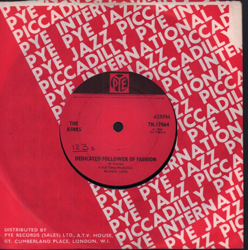 Kinks - Dedicated Follower Of Fashion - 7 Inch