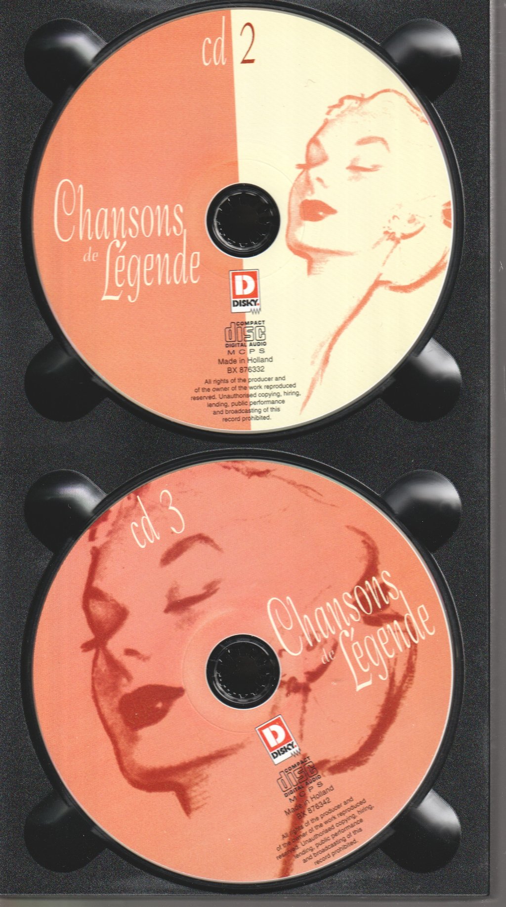 Various Artists - Chansons De Legende - Triple Cd