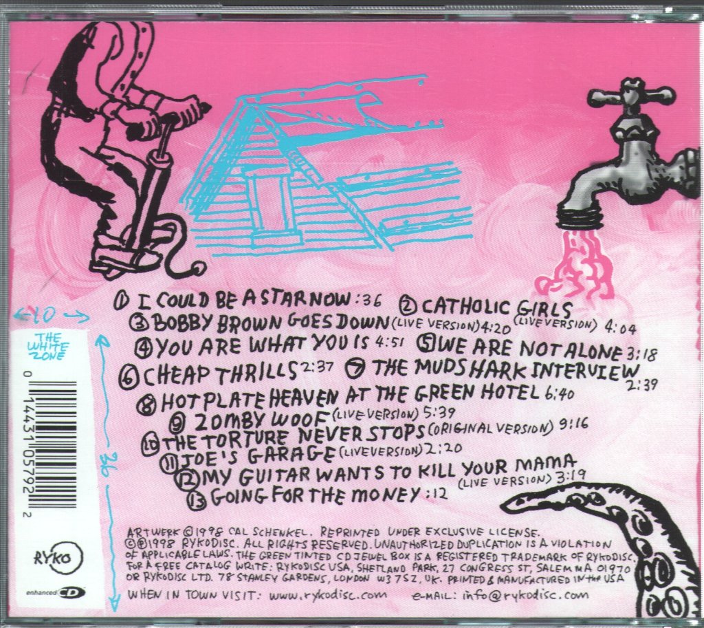 Frank Zappa - Cheap Thrills - Cd