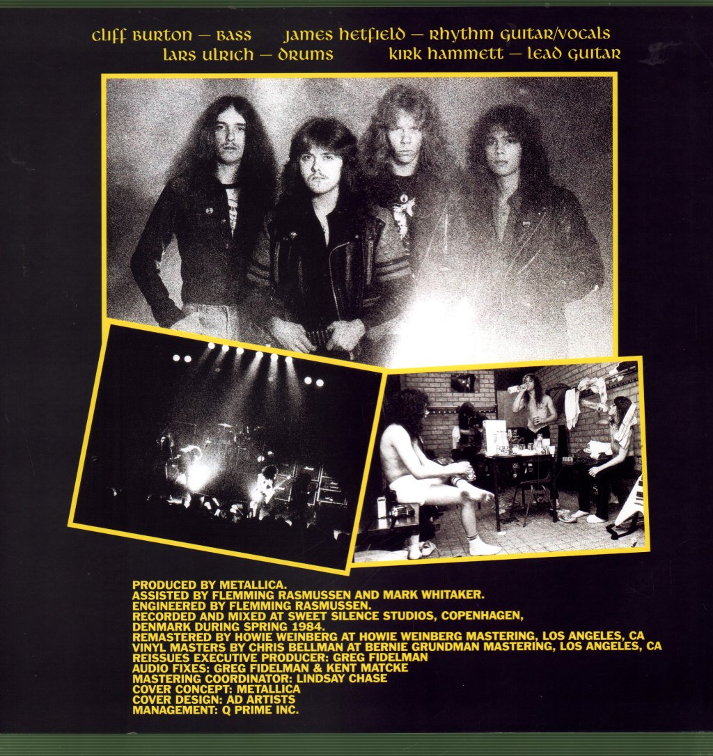 Metallica - Ride The Lightning - Lp