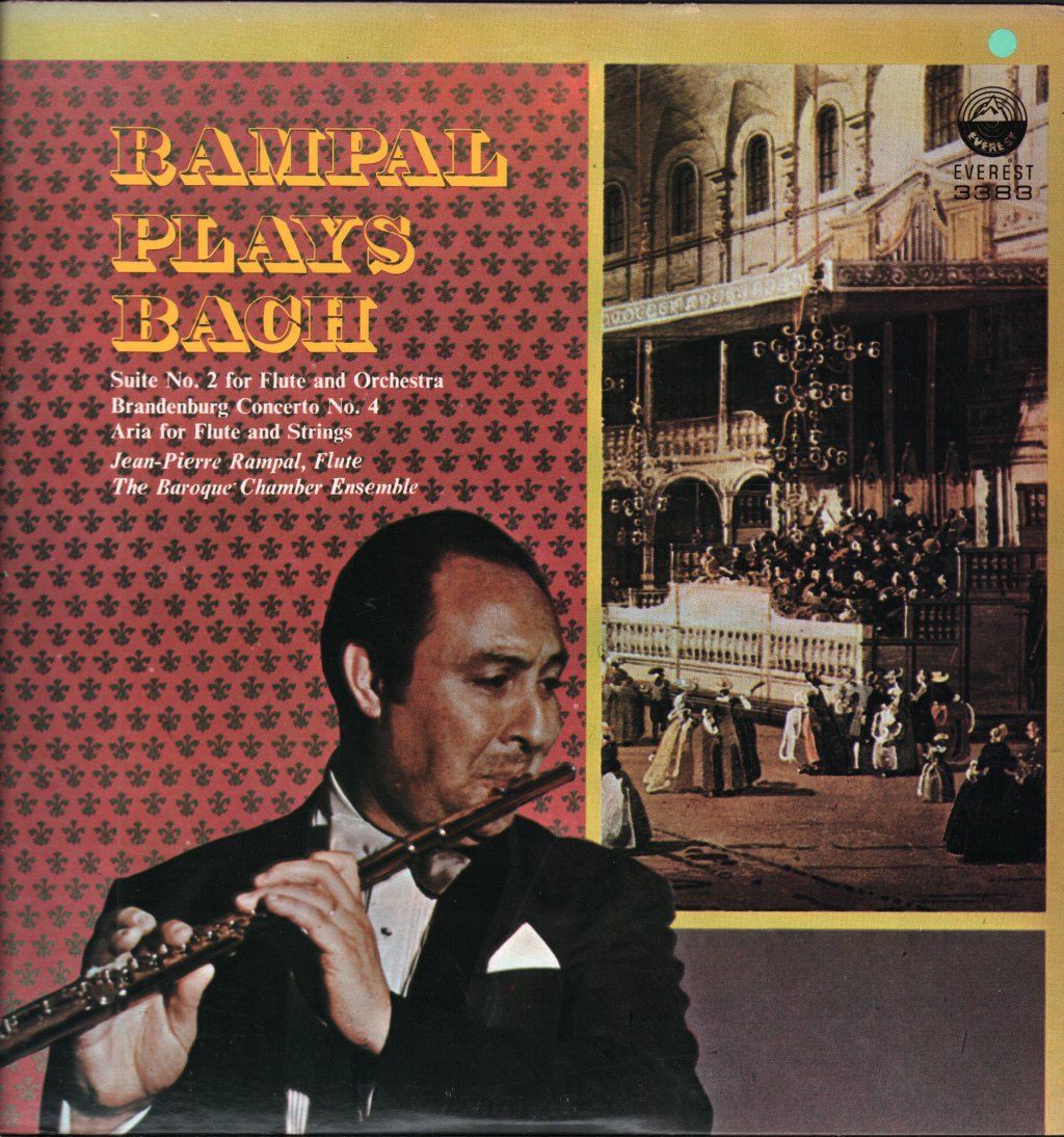 Jean-Pierre Rampal - Rampall Plays Bach - Lp