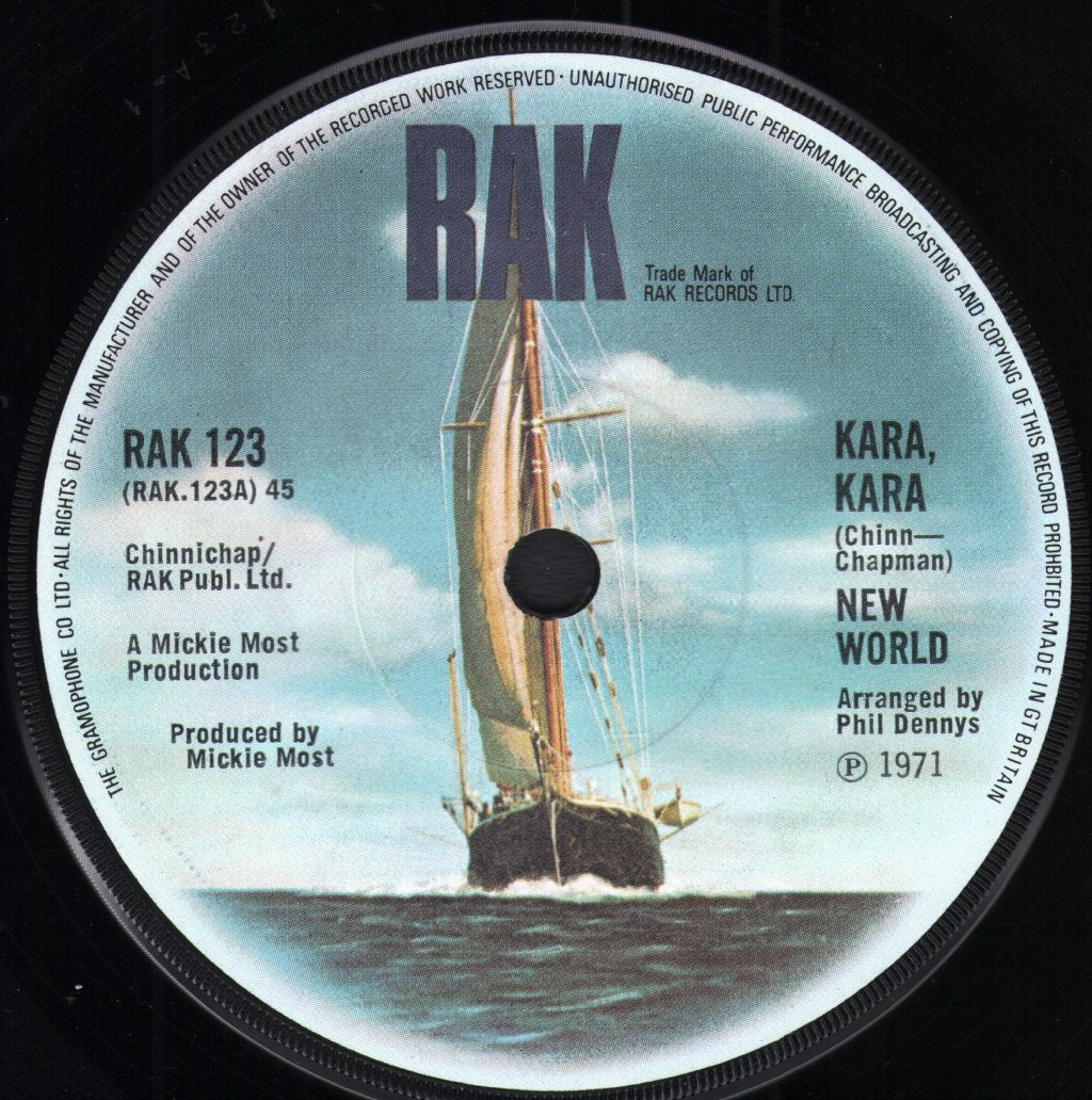 New World - Kara Kara - 7 Inch