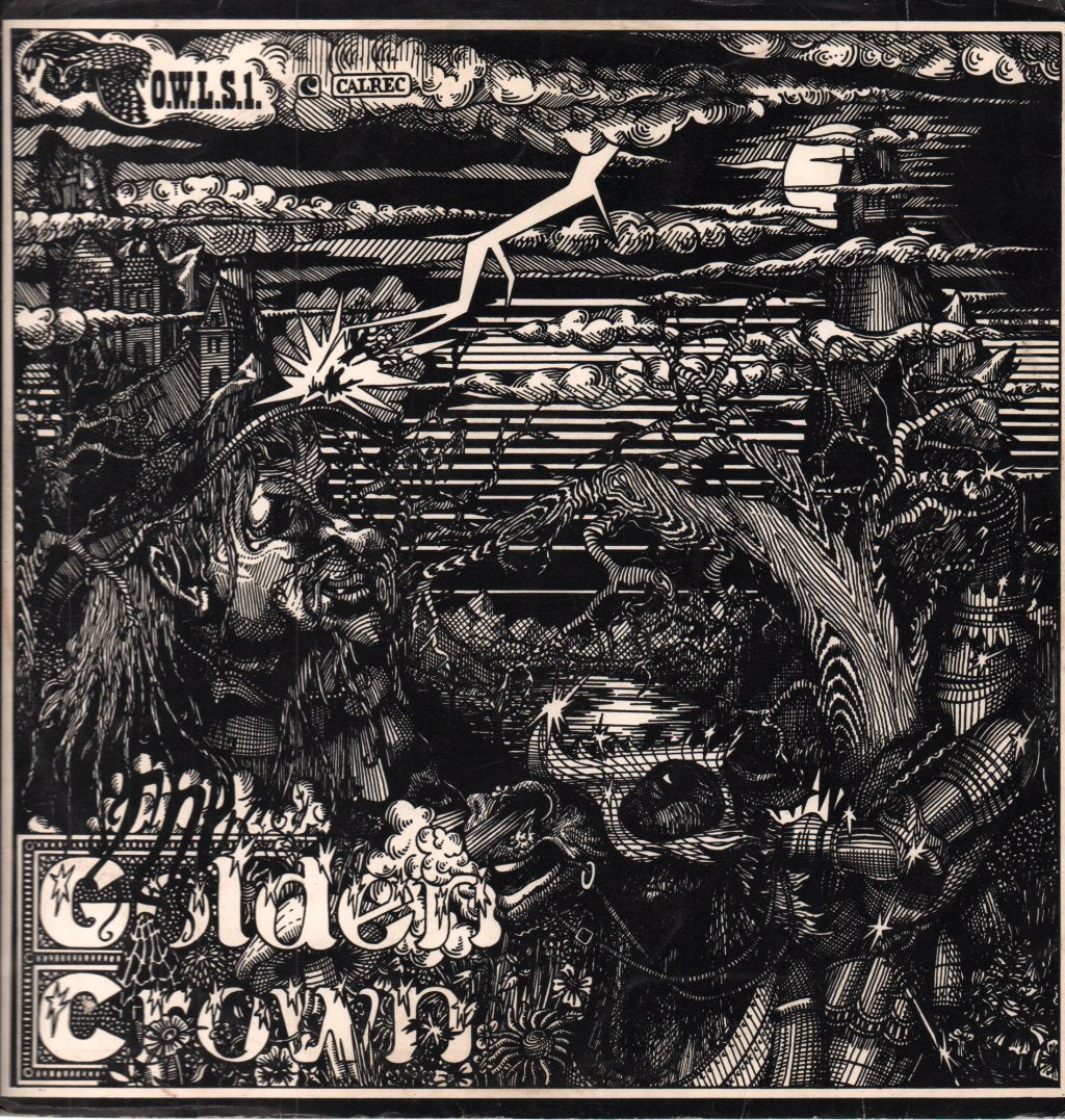 christopher binns with the choir and concert band of ovenden secondary school halifax - golden crown - Lp