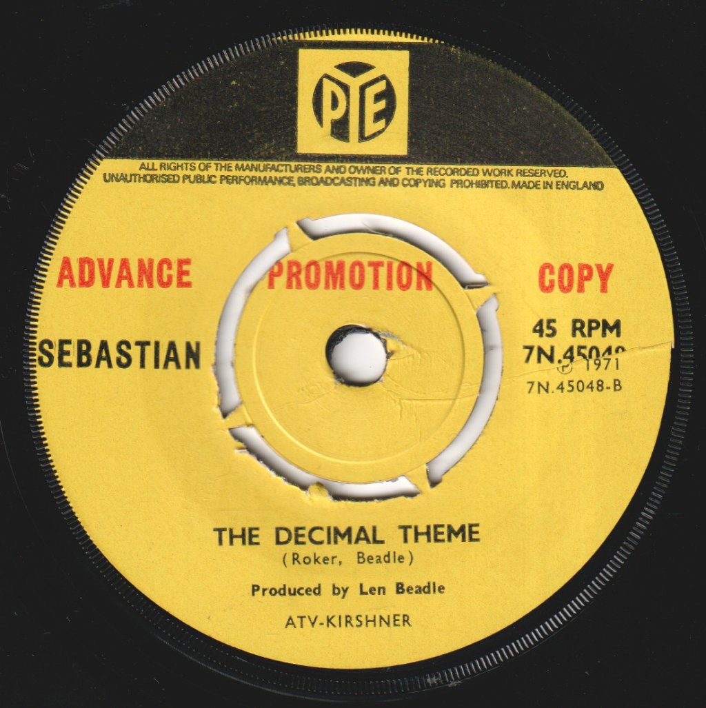 Sebastian - D.e.c.i.m.a.l. - 7 Inch