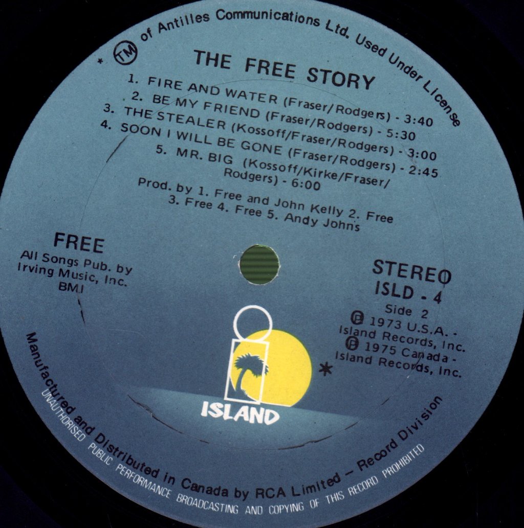 Free - Free Story - Double Lp