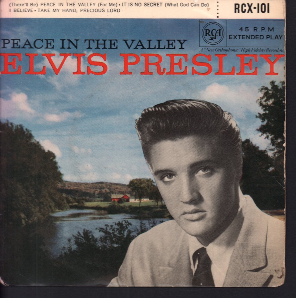 Elvis Presley - Peace In The Valley - 7 Inch