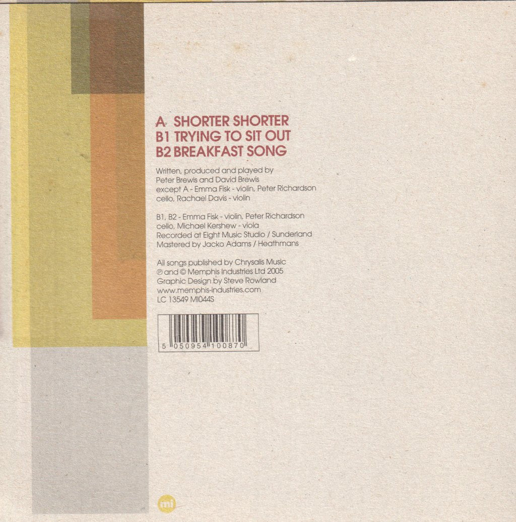 Field Music - Shorter Shorter - 7 Inch