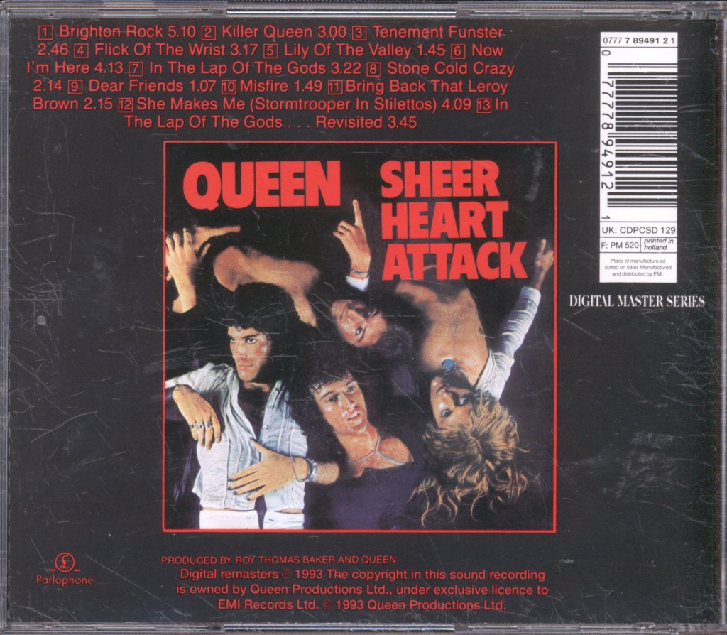 Queen - Sheer Heart Attack - Cd