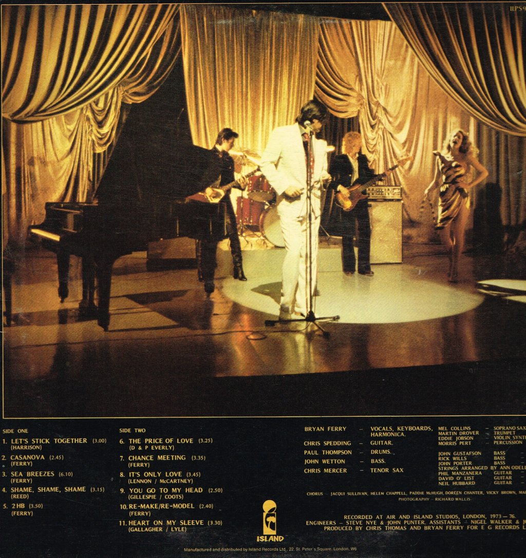 Bryan Ferry - Let's Stick Together - Lp