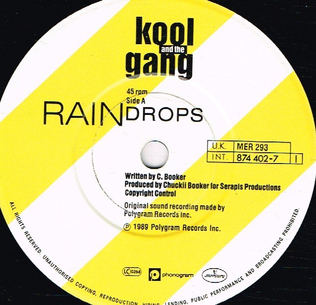Kool And The Gang - Raindrops - 7 Inch