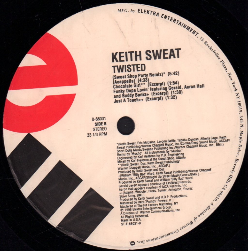Keith Sweat - Twisted - 12 Inch