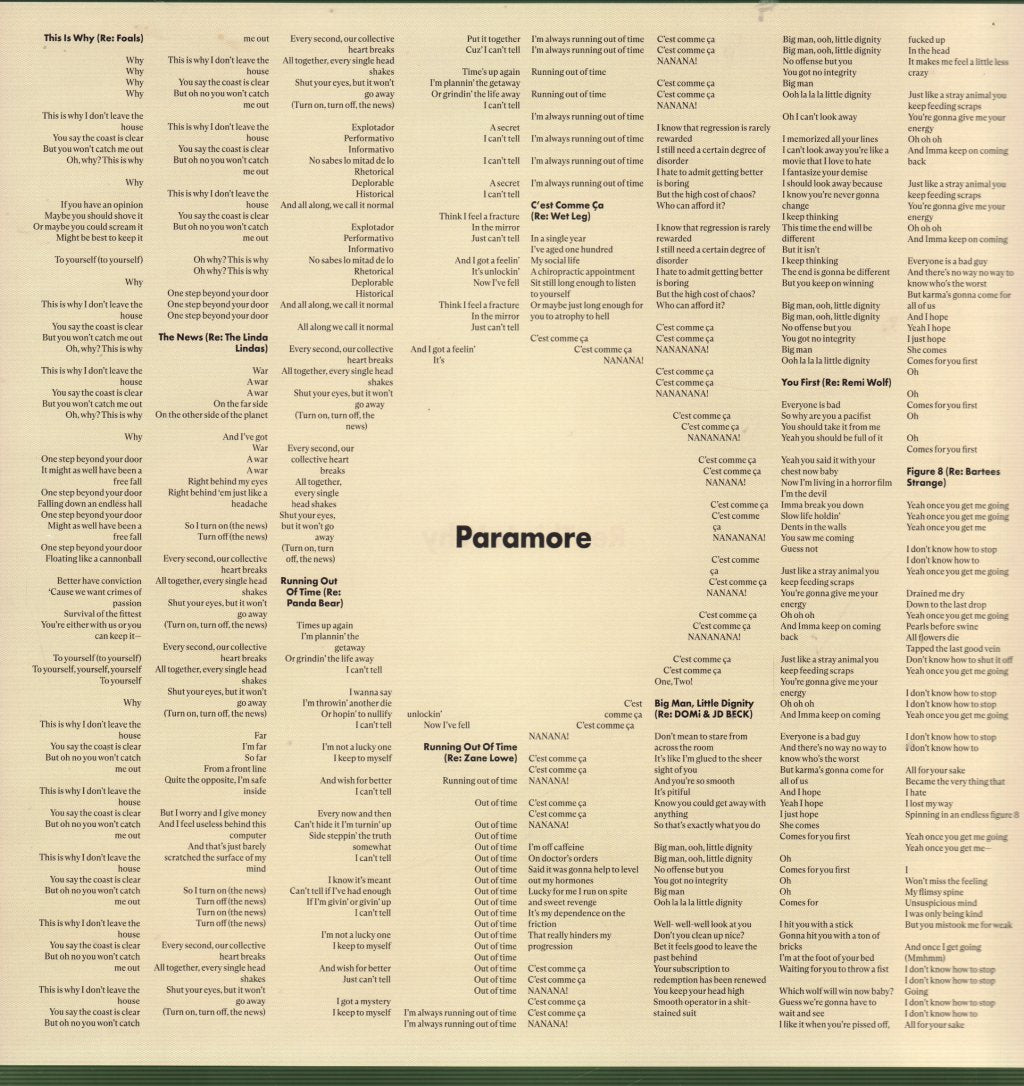 Paramore - RE: This is Why (Remix Album) - Lp