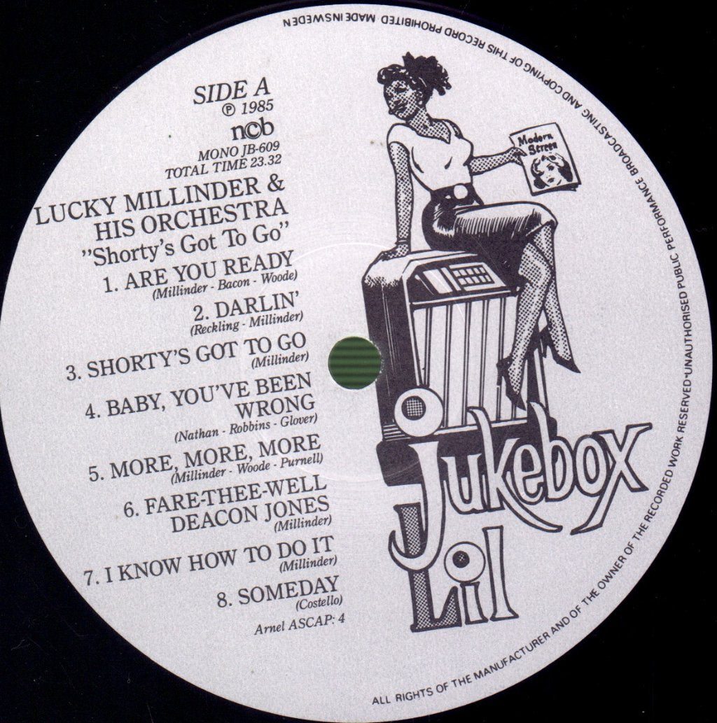 Lucky Millinder And His Orchestra - Shorty's Got To Go - Lp
