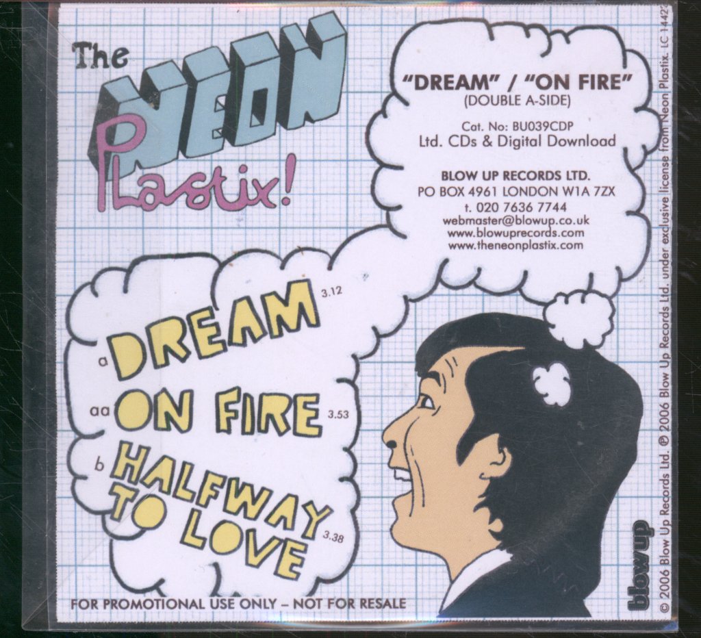 Neon Plastix - Dream / On Fire - Cdr