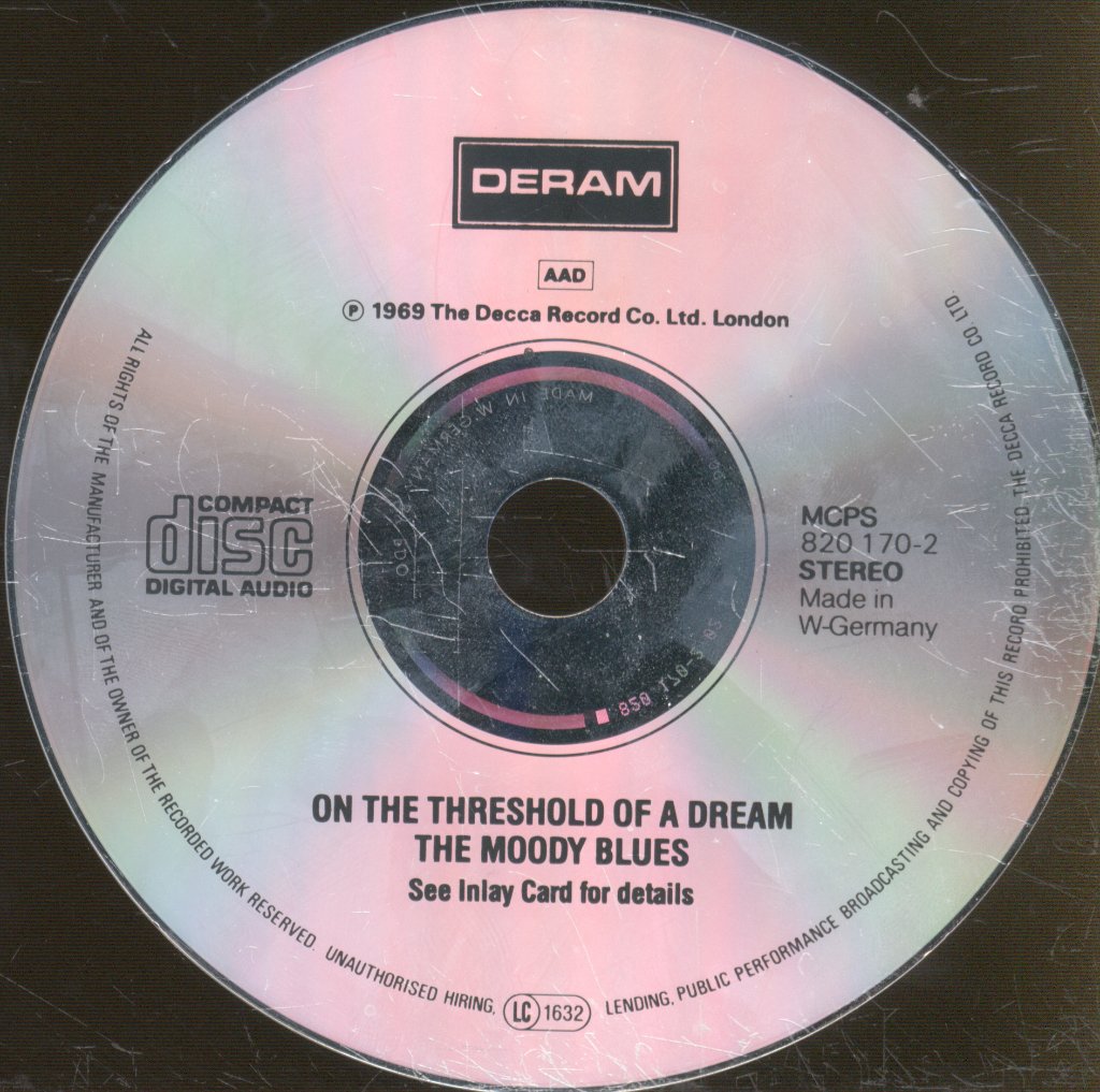 Moody Blues - On The Threshold Of A Dream - Cd