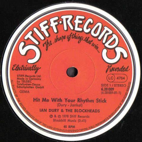 Ian Dury And The Blockheads - Hit Me With Your Rhythm Stick / There Ain't Half Been Some Clever Bastards - 12 Inch