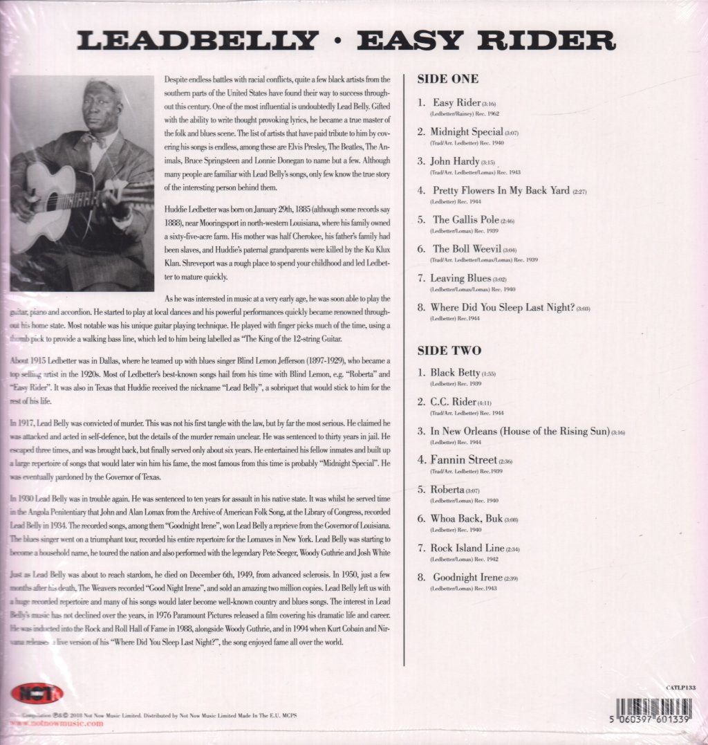 Leadbelly - Easy Rider - Lp