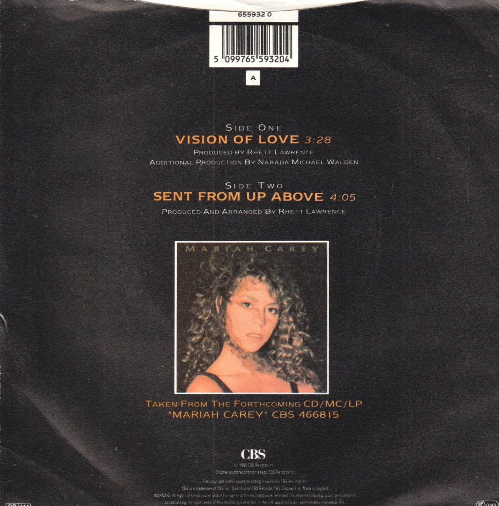 Mariah Carey - Vision Of Love - 7 Inch