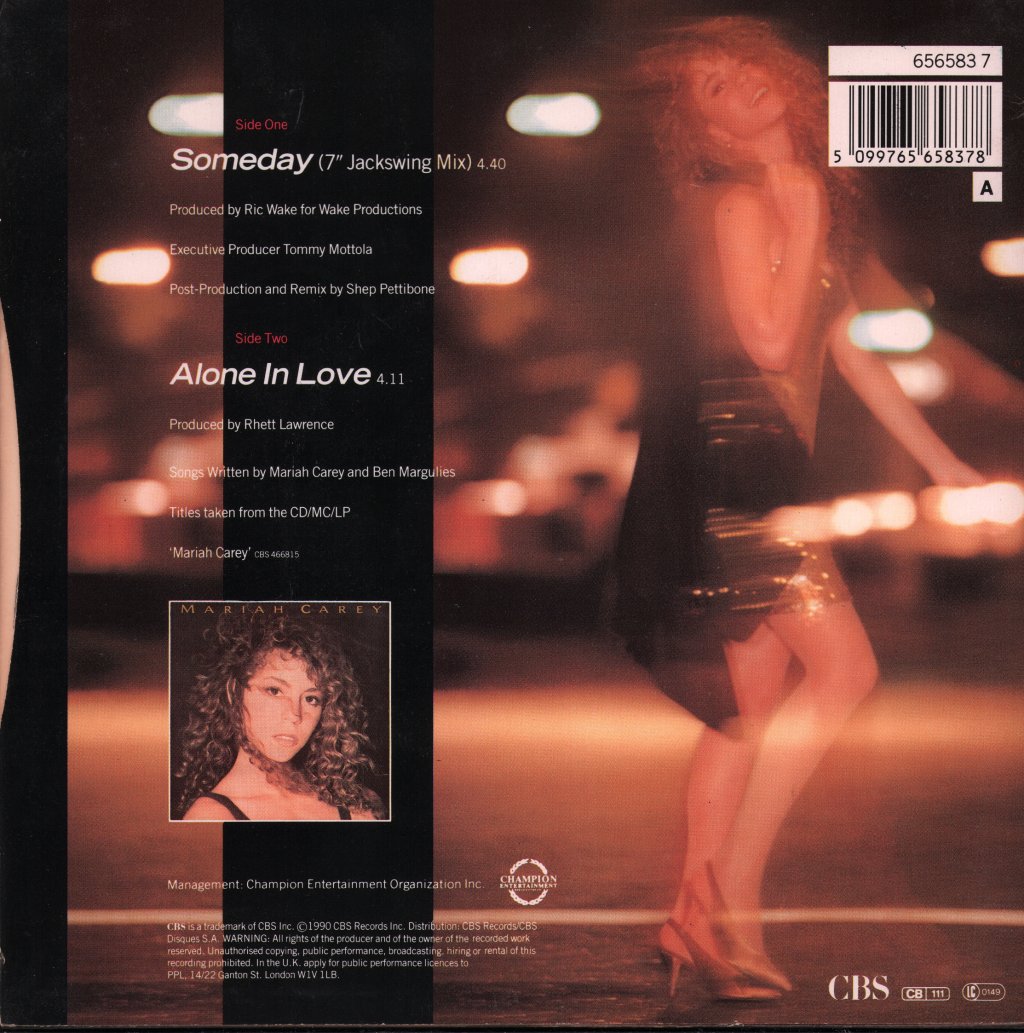 Mariah Carey - Someday - 7 Inch