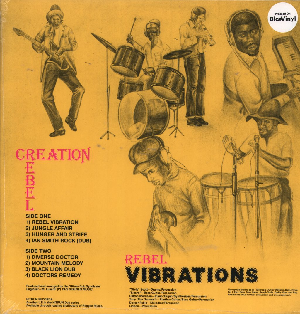 Creation Rebel - Rebel Vibrations - Lp
