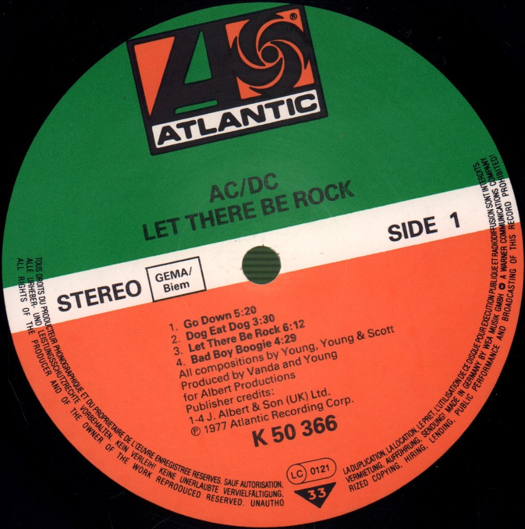 AC/DC - Let There Be Rock - Lp
