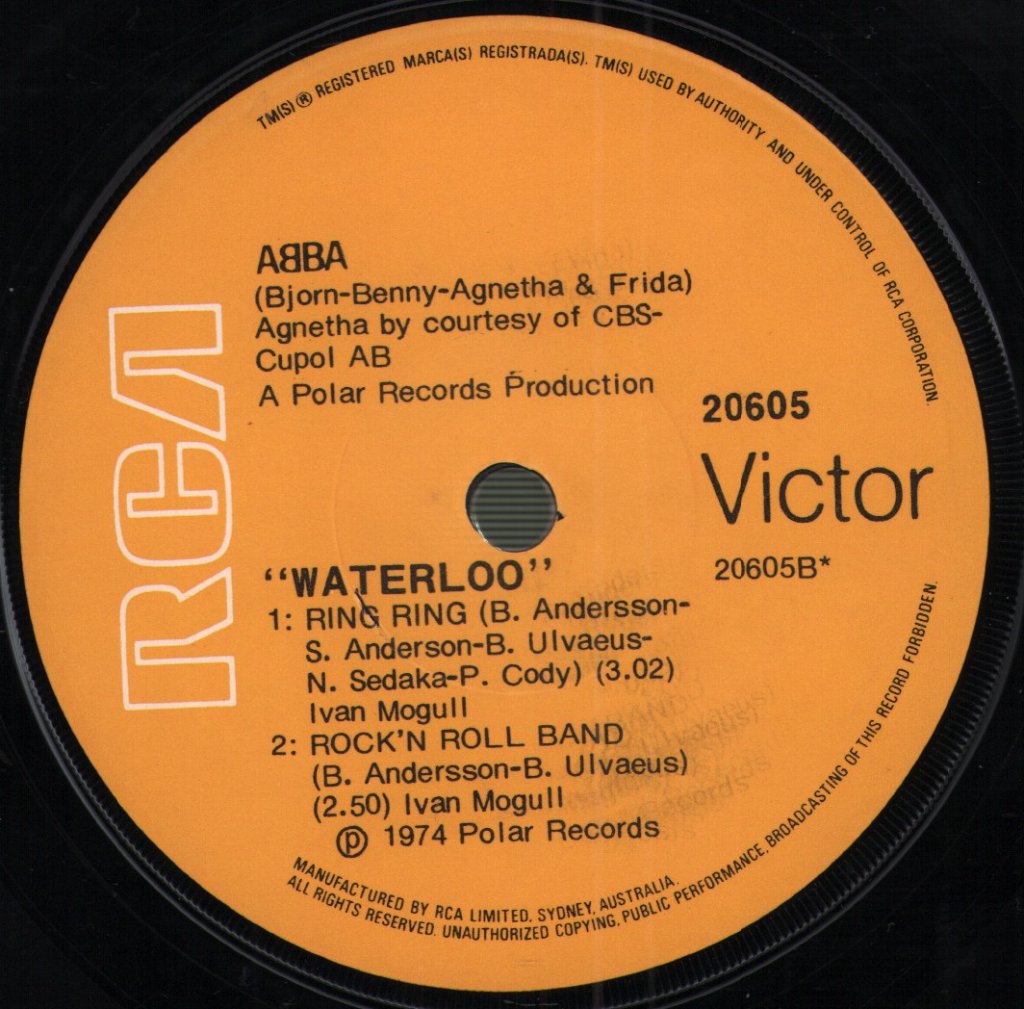 ABBA - Waterloo - 7 Inch