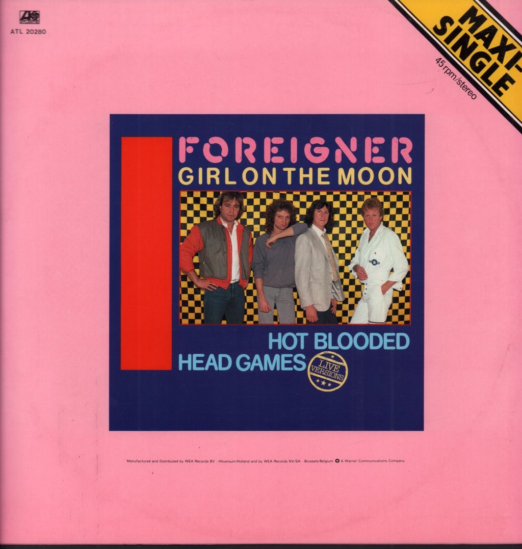 Foreigner - Girl On The Moon - 12 Inch